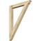 Ekena Millwork Traditional Traditional Rough Sawn Bracket, Douglas Fir, 4"W x 36"D x 48"H BKT04X36X48TRA01RDF - alternate 1